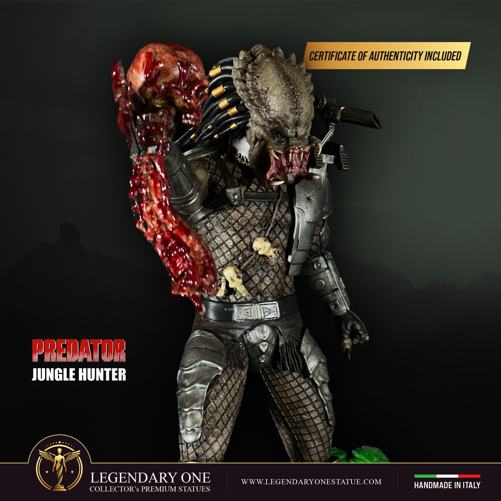 Predator Jungle Hunter Action Figure da collezione esclusiva - Alien Diorama - scala 1:6