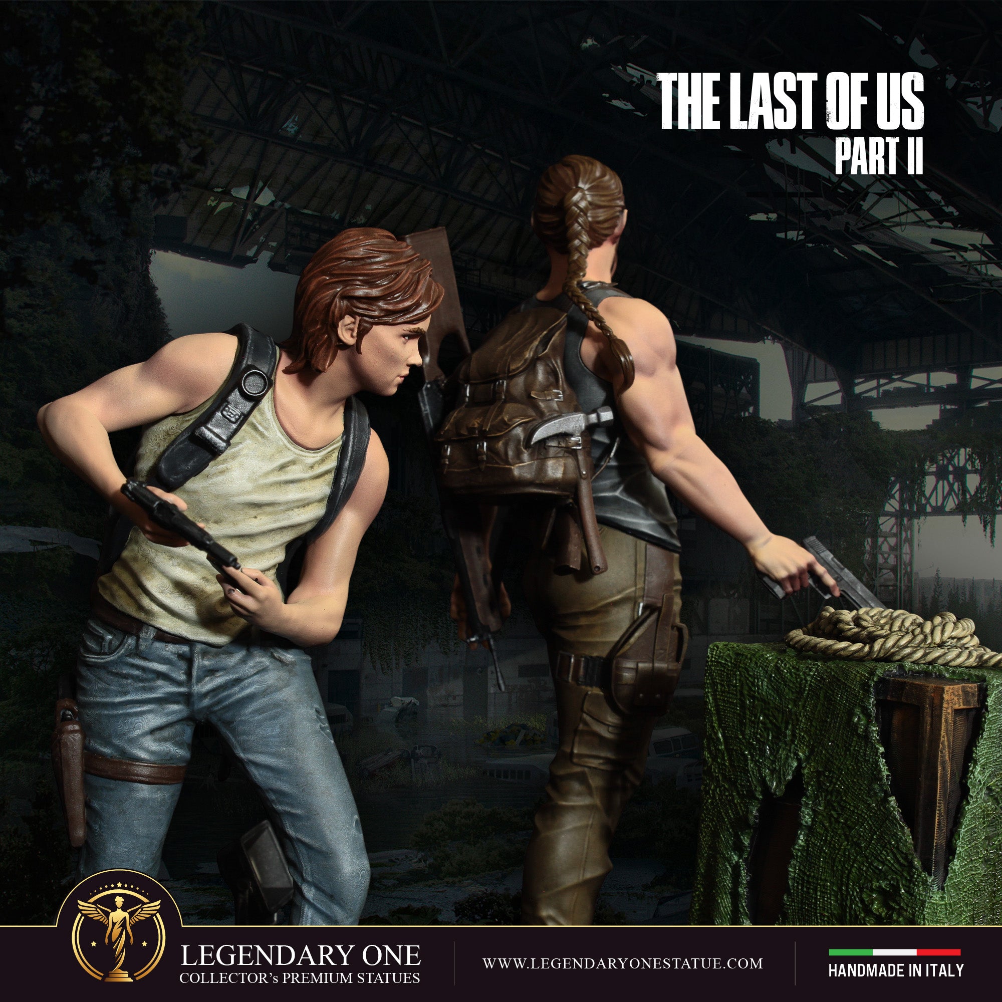 The Last Of US Statua da collezione Esclusiva - Ellie & Abby Figure Limited Edition - scala 1:4