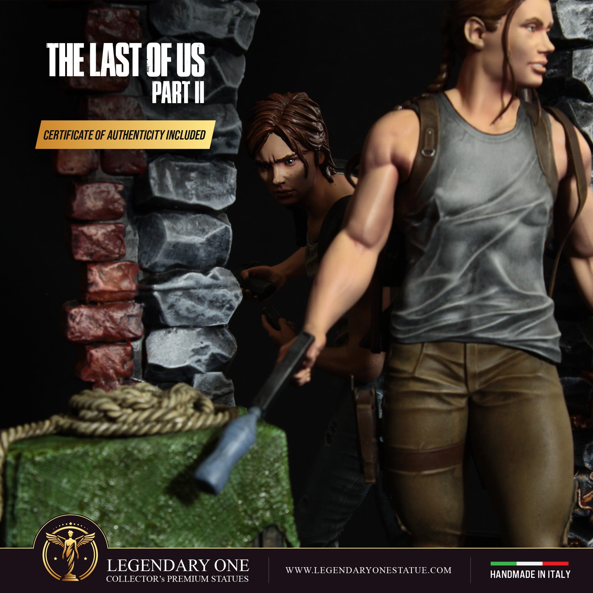 The Last Of US Statua da collezione Esclusiva - Ellie & Abby Figure Limited Edition - scala 1:4