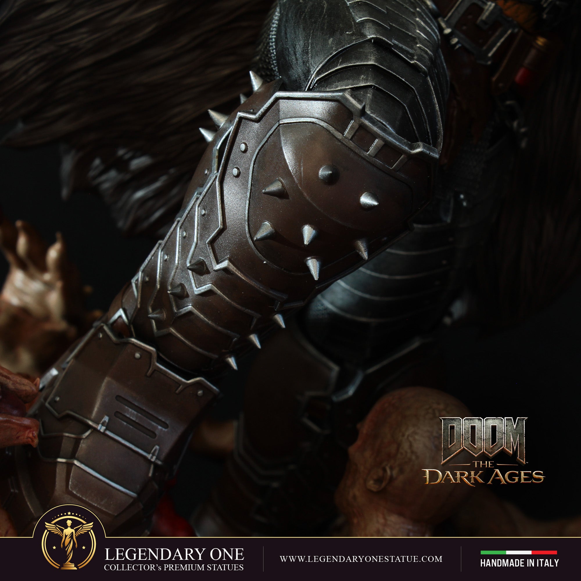 DOOM The Dark Ages Statua da Collezione Esclusiva - Limited Edition con Scudo Rotante - scala 1:4