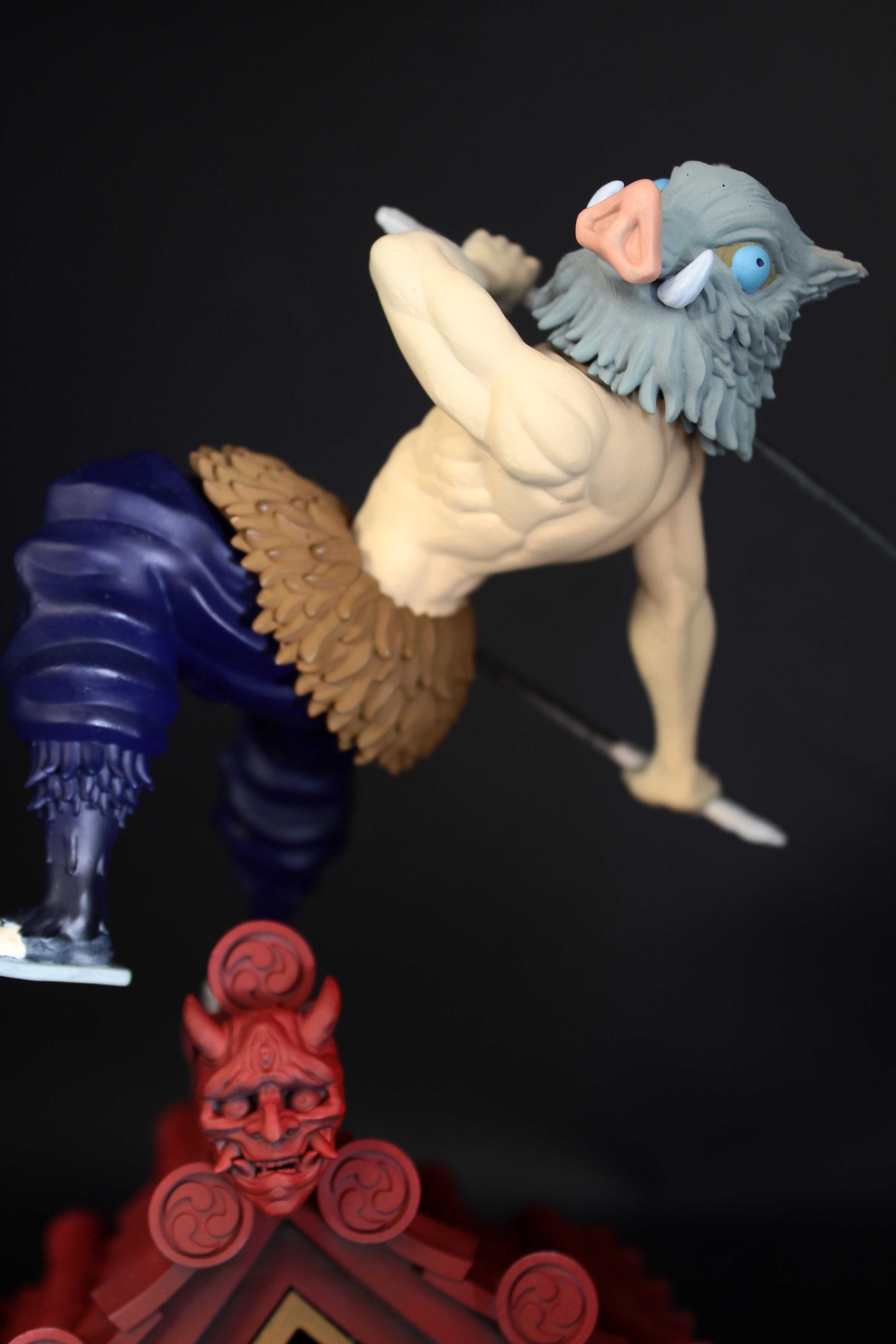 Inosuke Hashibira Statua da collezione - Demon Slayer Figure - scala 1:6