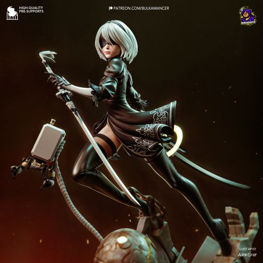 2B NieR Automata statua da collezione IceBreaker Series