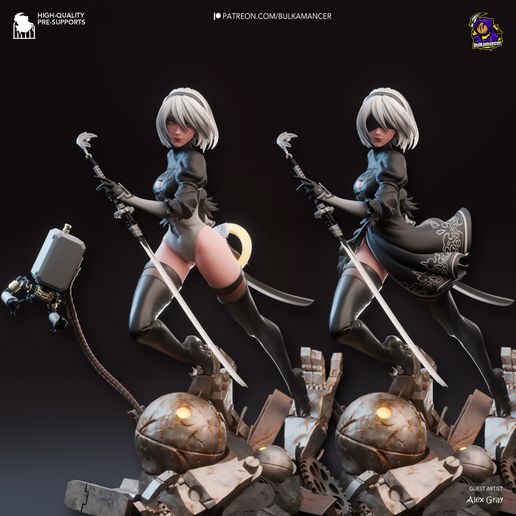 2B NieR Automata statua da collezione IceBreaker Series