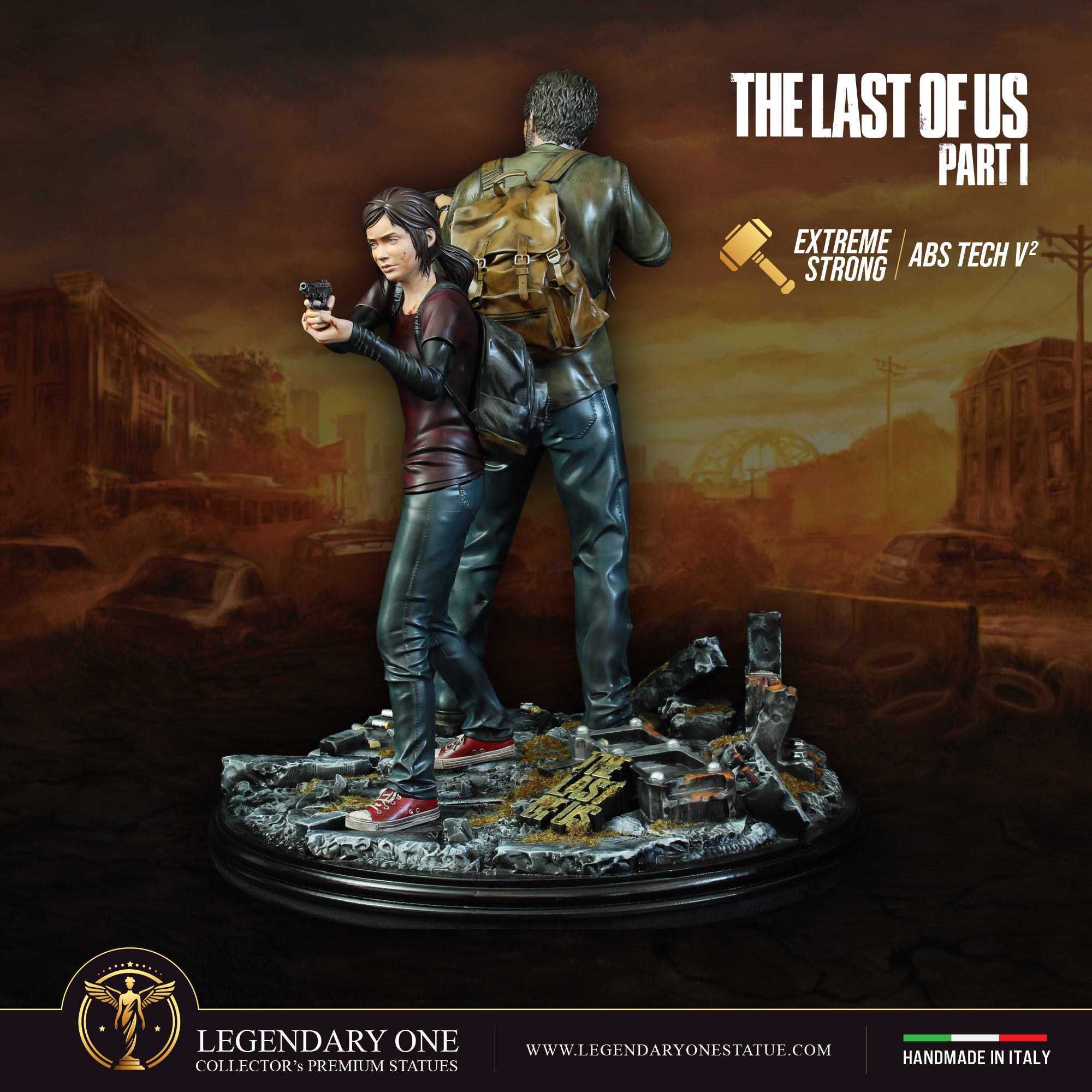 The Last Of US Statua da collezione Esclusiva - Ellie & Joel Figure Limited Edition - scala 1:4