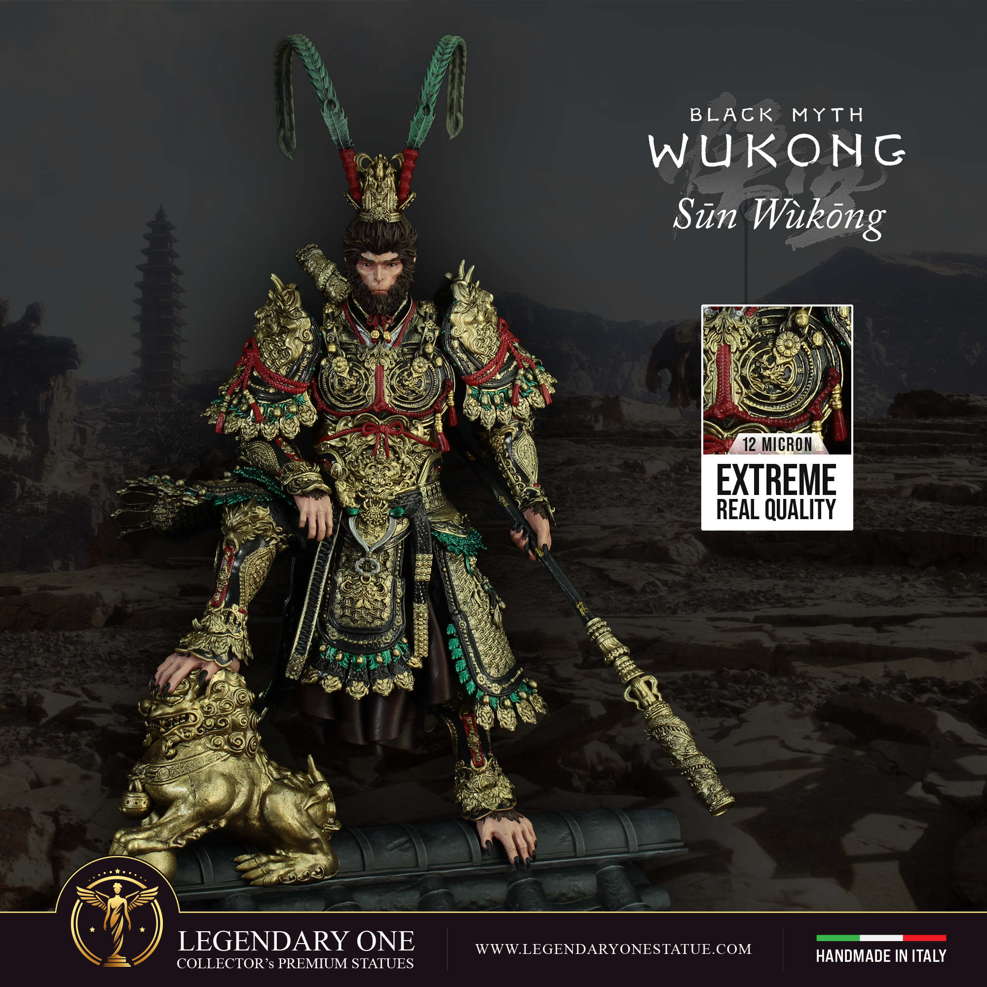 Sun Wukong Statua da collezione – Black Myth: Wukong Figure Esclusiva - scala 1:4