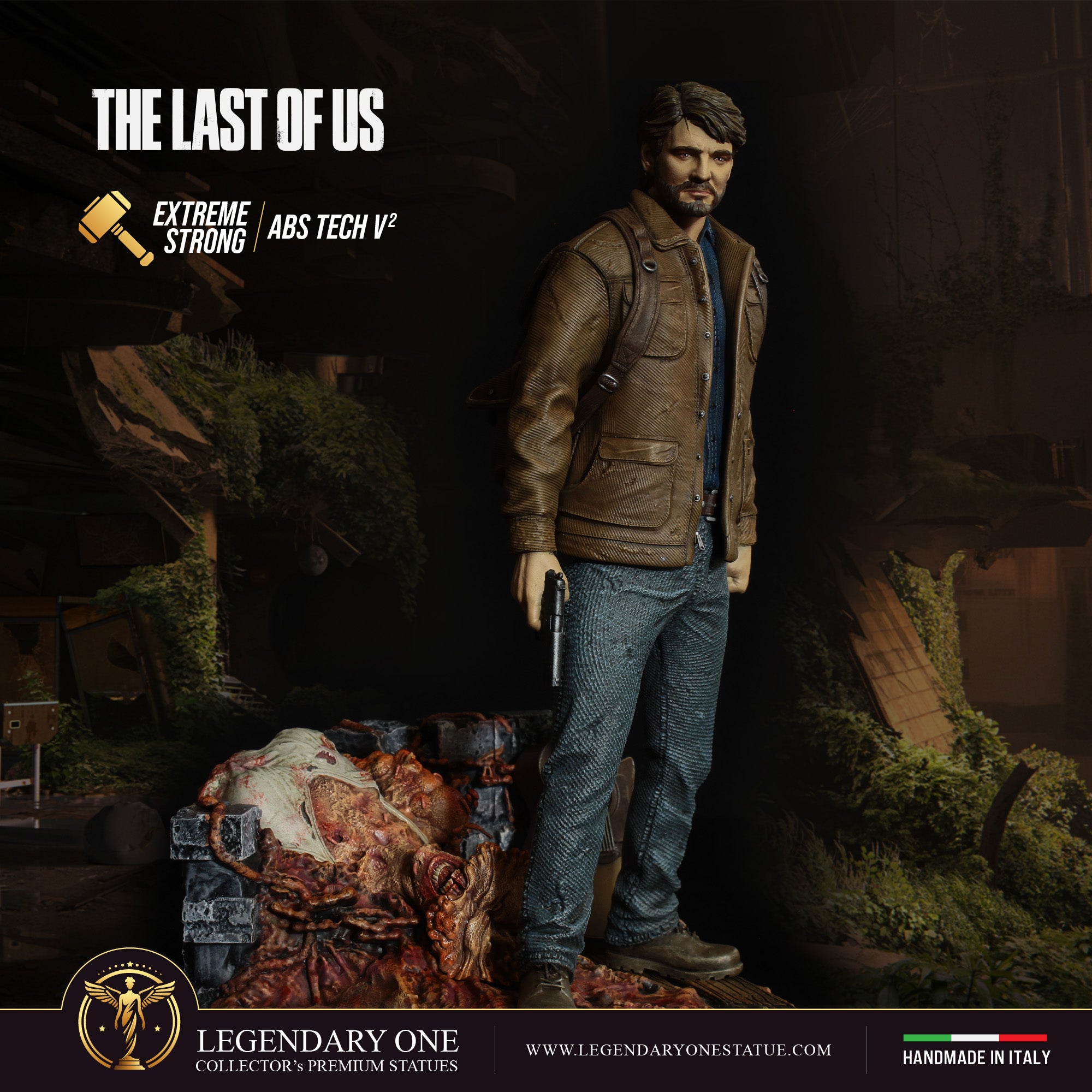 Joel Miller Statua da collezione Esclusiva - The Last of Us Figure Limited Edition - scala 1:4