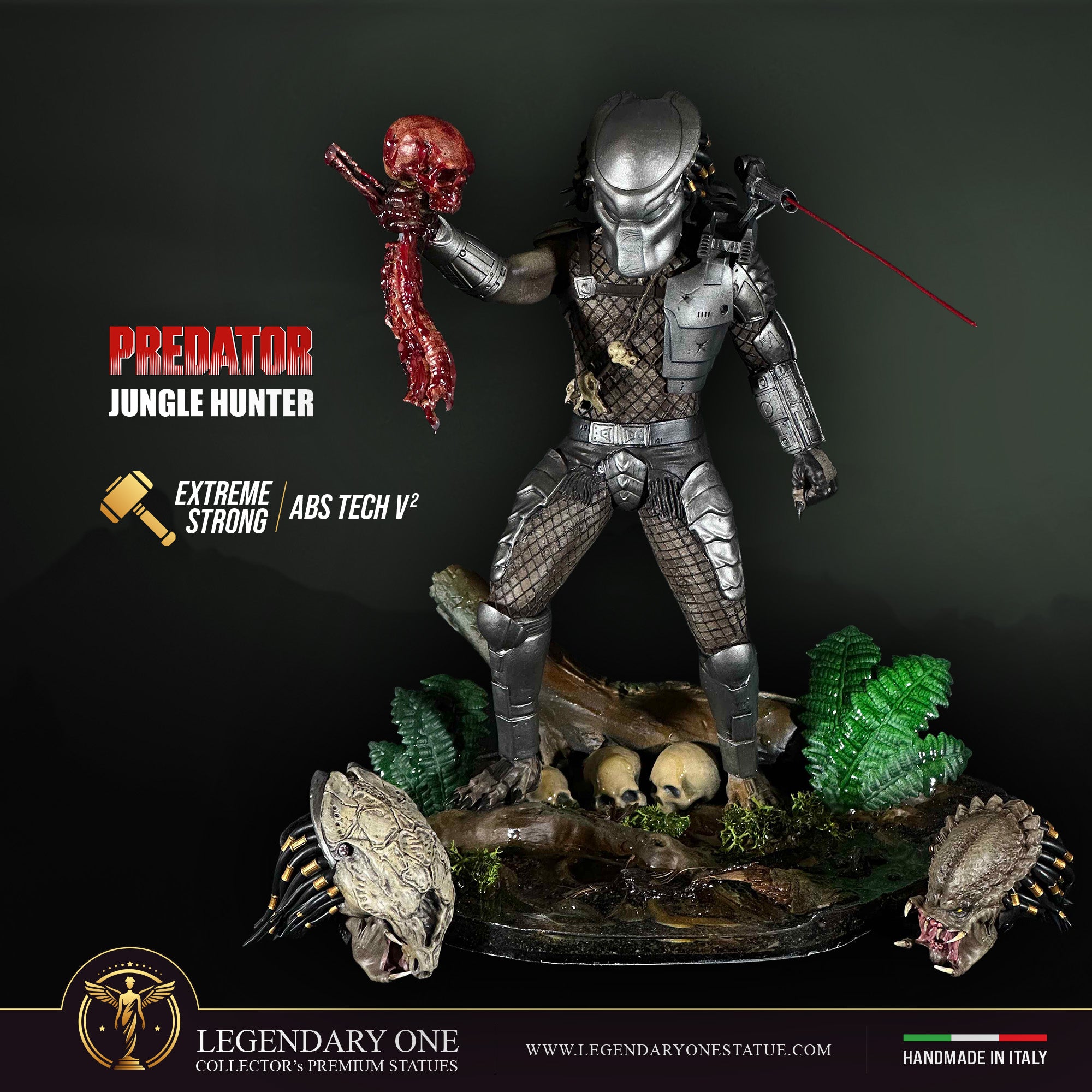 Predator Jungle Hunter Action Figure da collezione esclusiva - Alien Diorama - scala 1:6