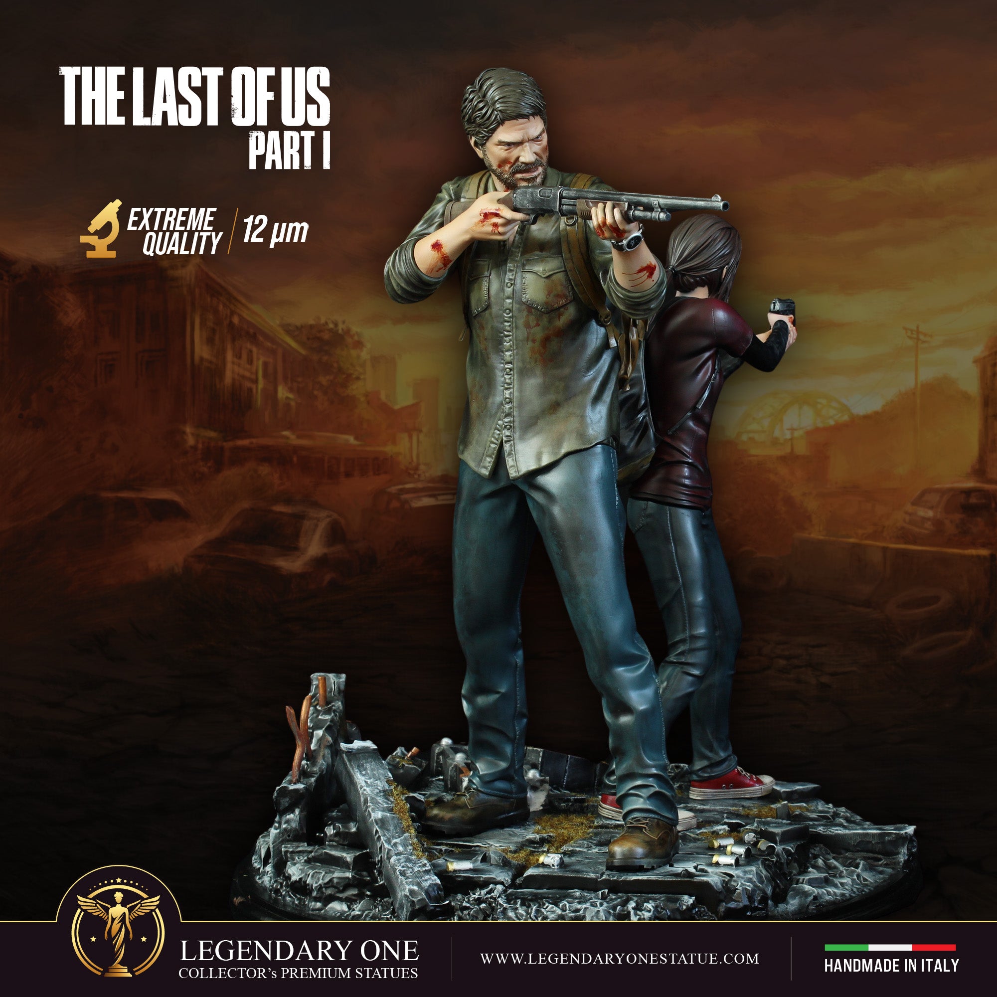 The Last Of US Statua da collezione Esclusiva - Ellie & Joel Figure Limited Edition - scala 1:4