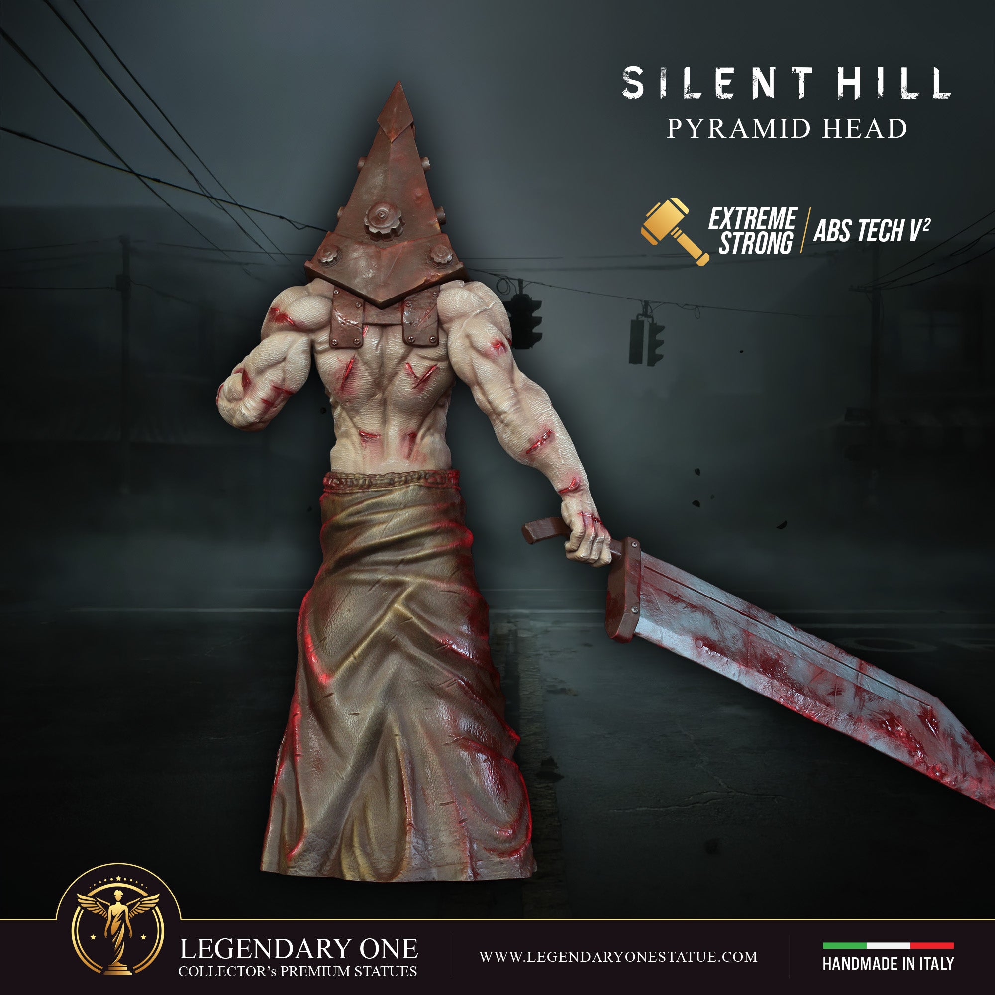 Pyramid Head Statua da collezione - Silent Hill Figure Real Game Color - scala 1:5