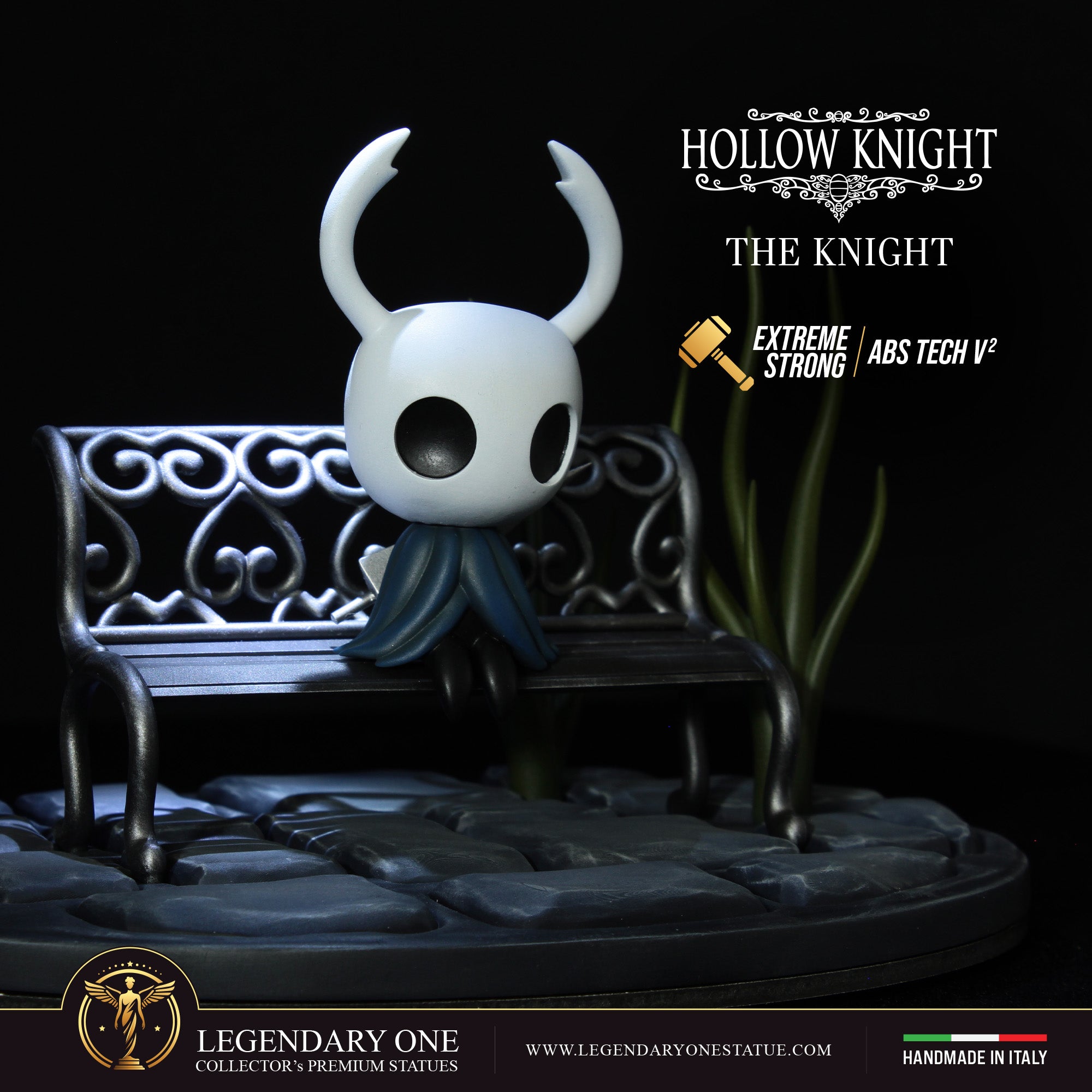 The Knight Statua da collezione – Hollow Knight Figure Esclusiva con Lampione LED – scala 1:4