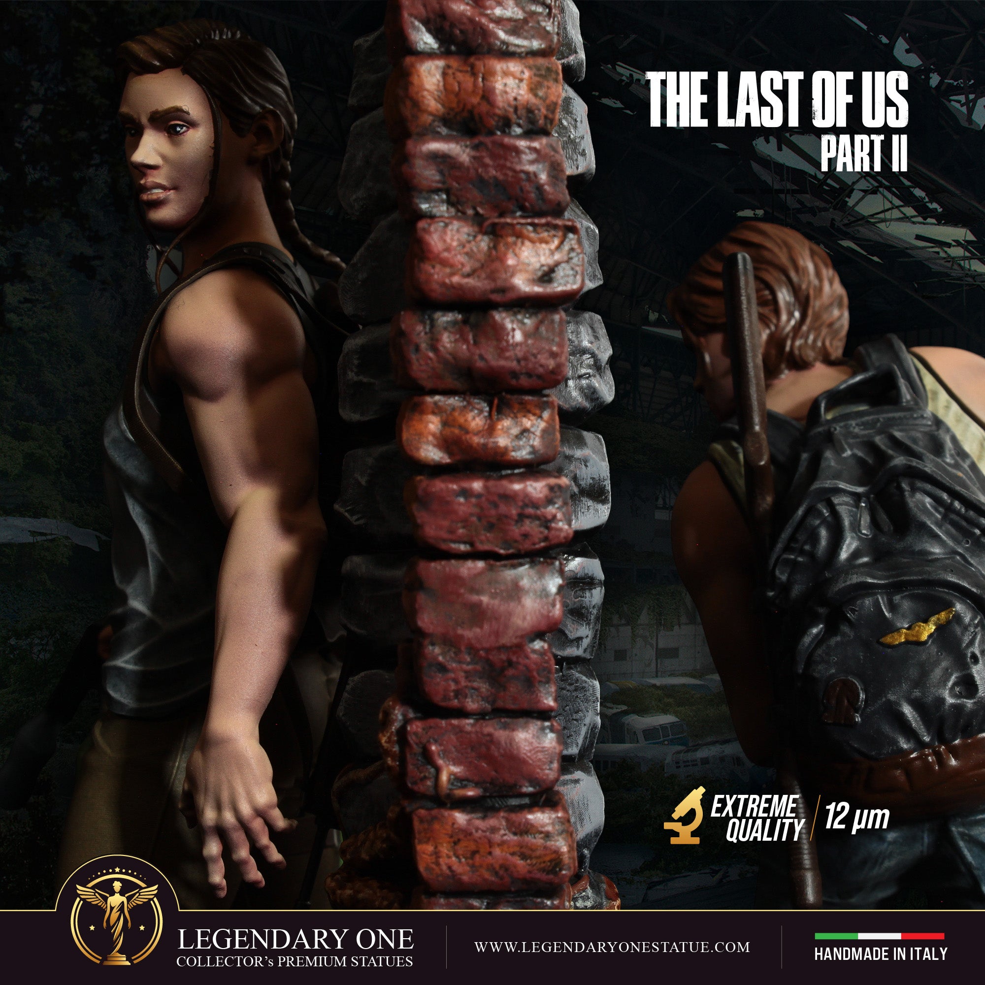 The Last Of US Statua da collezione Esclusiva - Ellie & Abby Figure Limited Edition - scala 1:4