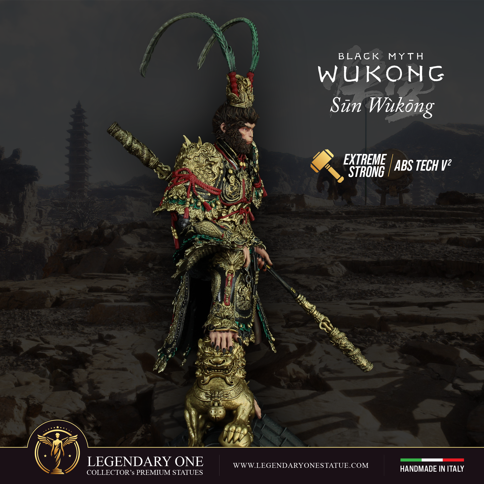 Sun Wukong Statua da collezione – Black Myth: Wukong Figure Esclusiva - scala 1:4