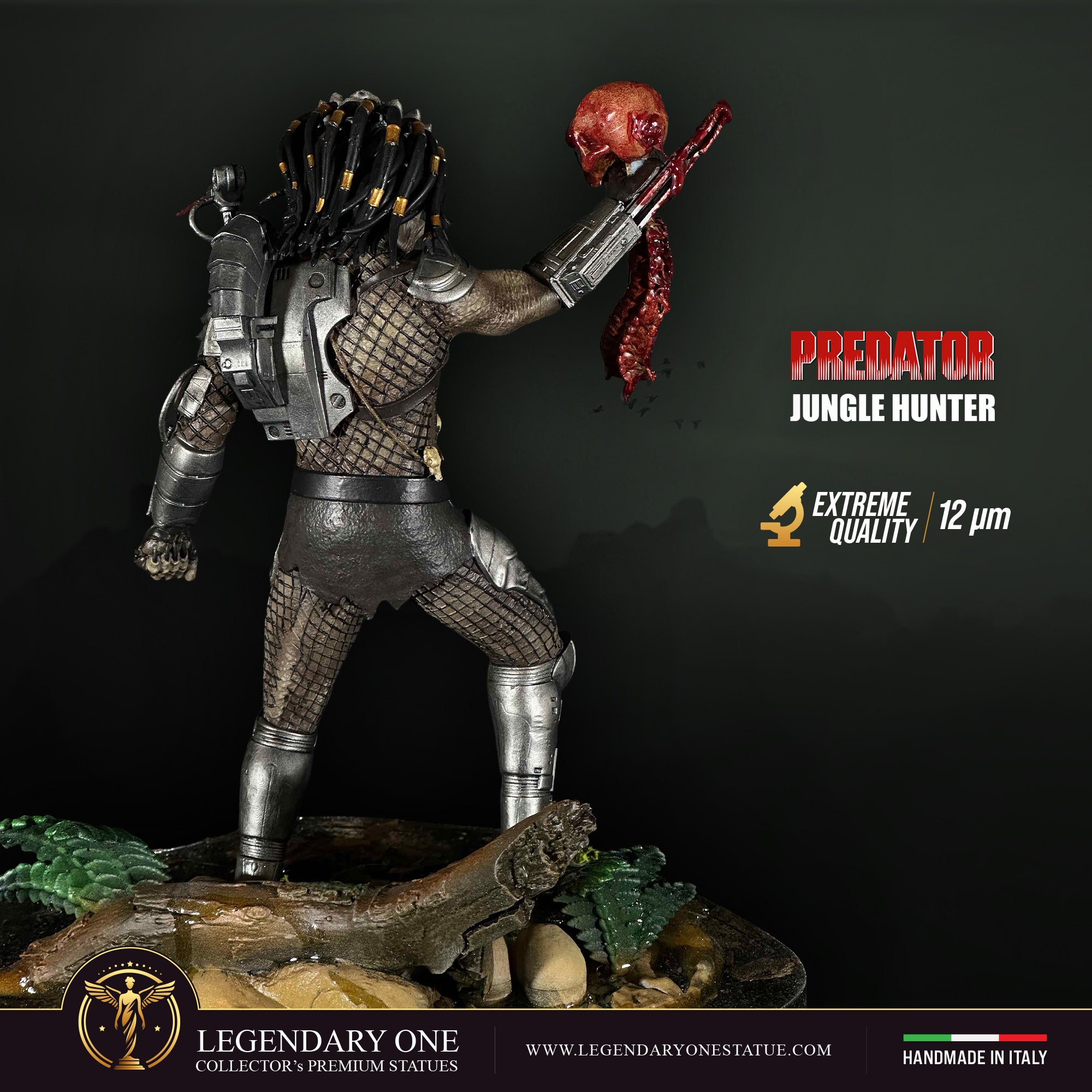 Predator Jungle Hunter Action Figure da collezione esclusiva - Alien Diorama - scala 1:6