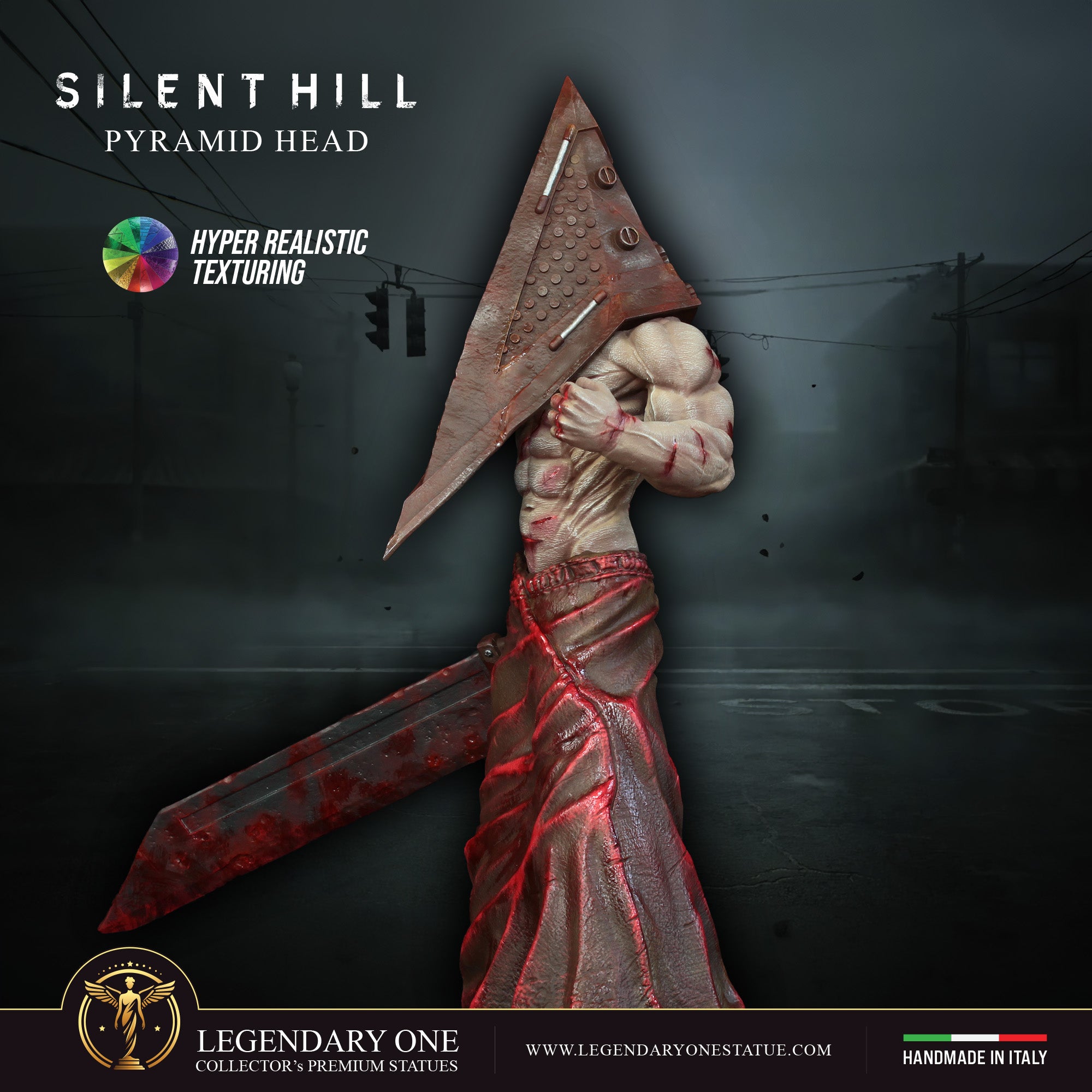 Pyramid Head Statua da collezione - Silent Hill Figure Real Game Color - scala 1:5