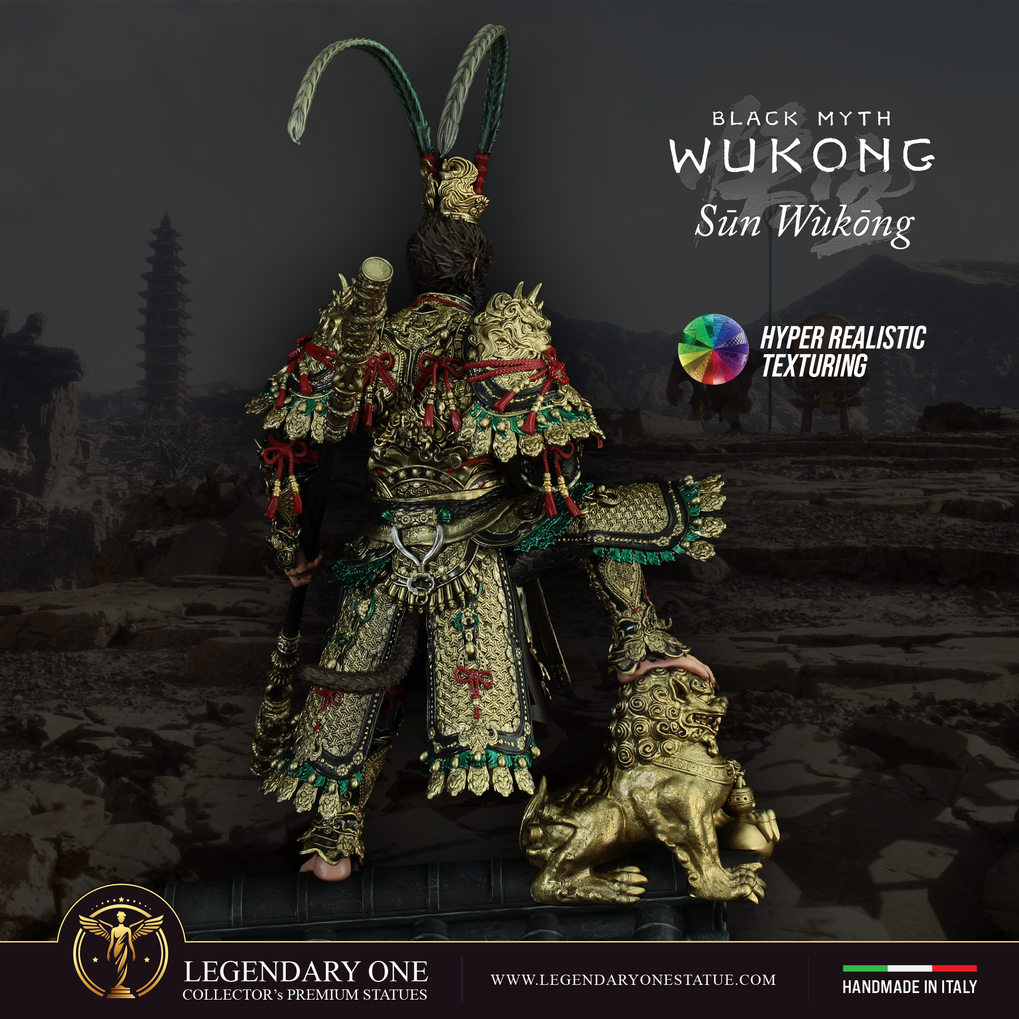 Sun Wukong Statua da collezione – Black Myth: Wukong Figure Esclusiva - scala 1:4