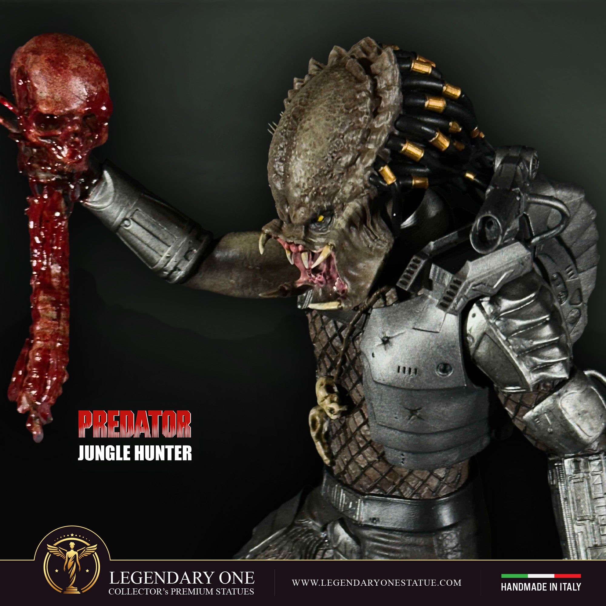 Predator Jungle Hunter Action Figure da collezione esclusiva - Alien Diorama - scala 1:6