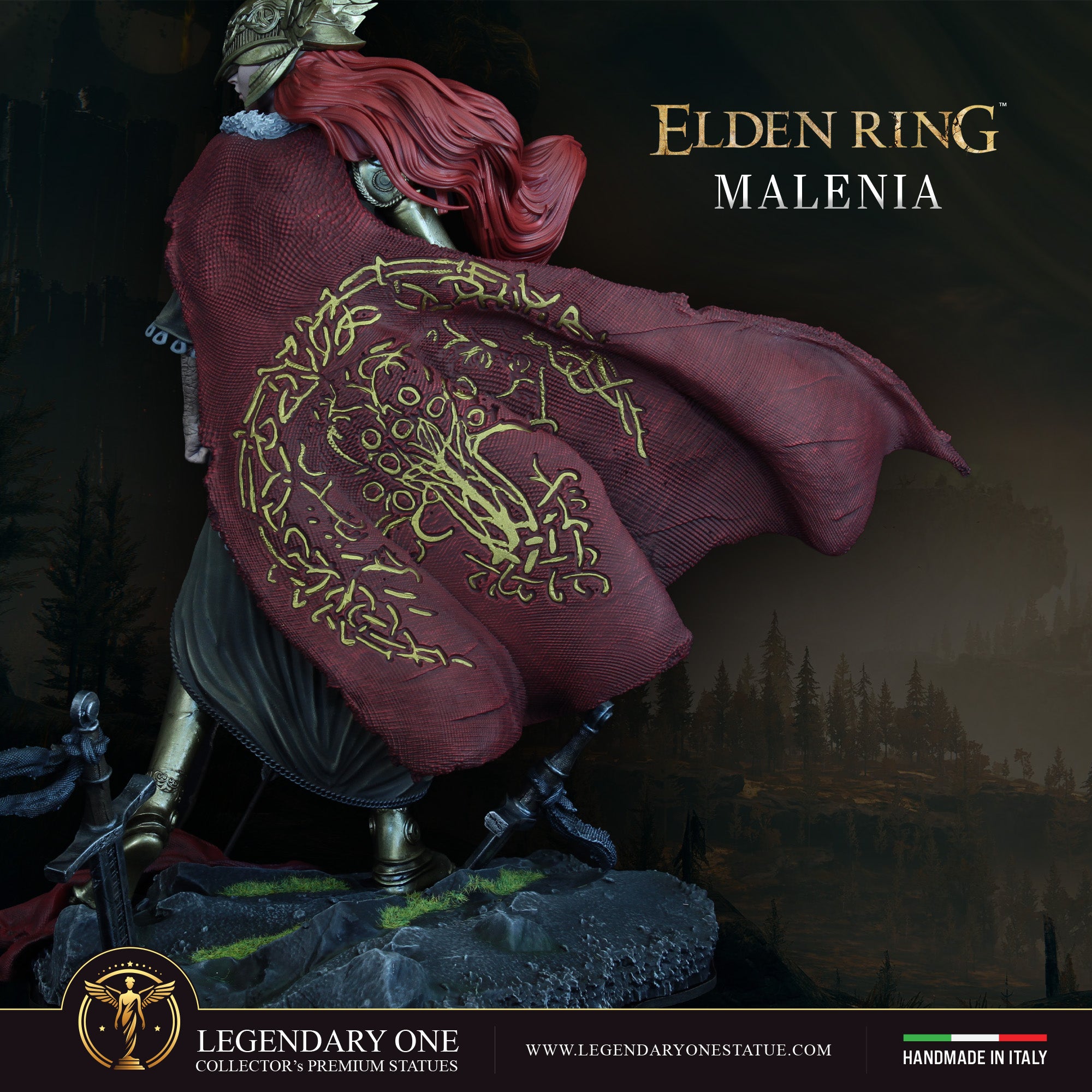 Malenia Statua da Collezione - Elden Ring Figure Real Game Color - Blade of Miquella scala 1:4