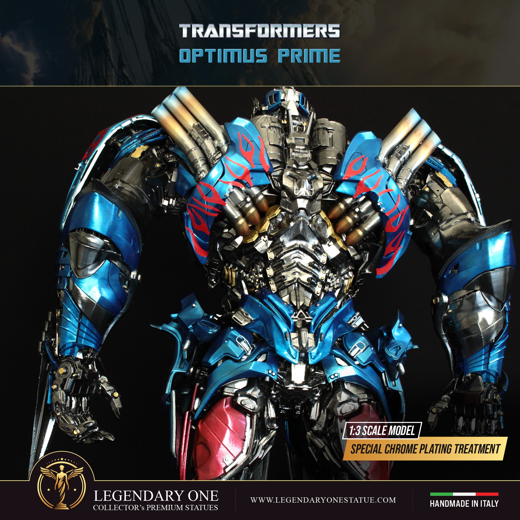 Optimus Prime Statua da collezione - Transformers 4 The Last Knigh Figure Esclusiva - scala 1:3