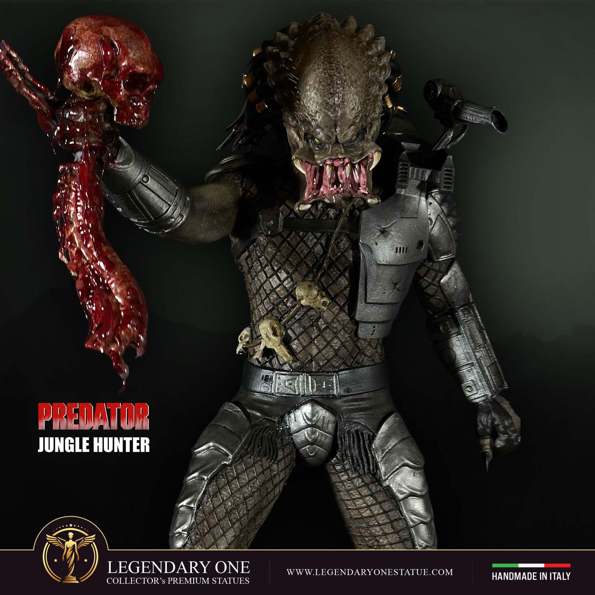 Predator Jungle Hunter Action Figure da collezione esclusiva - Alien Diorama - scala 1:6