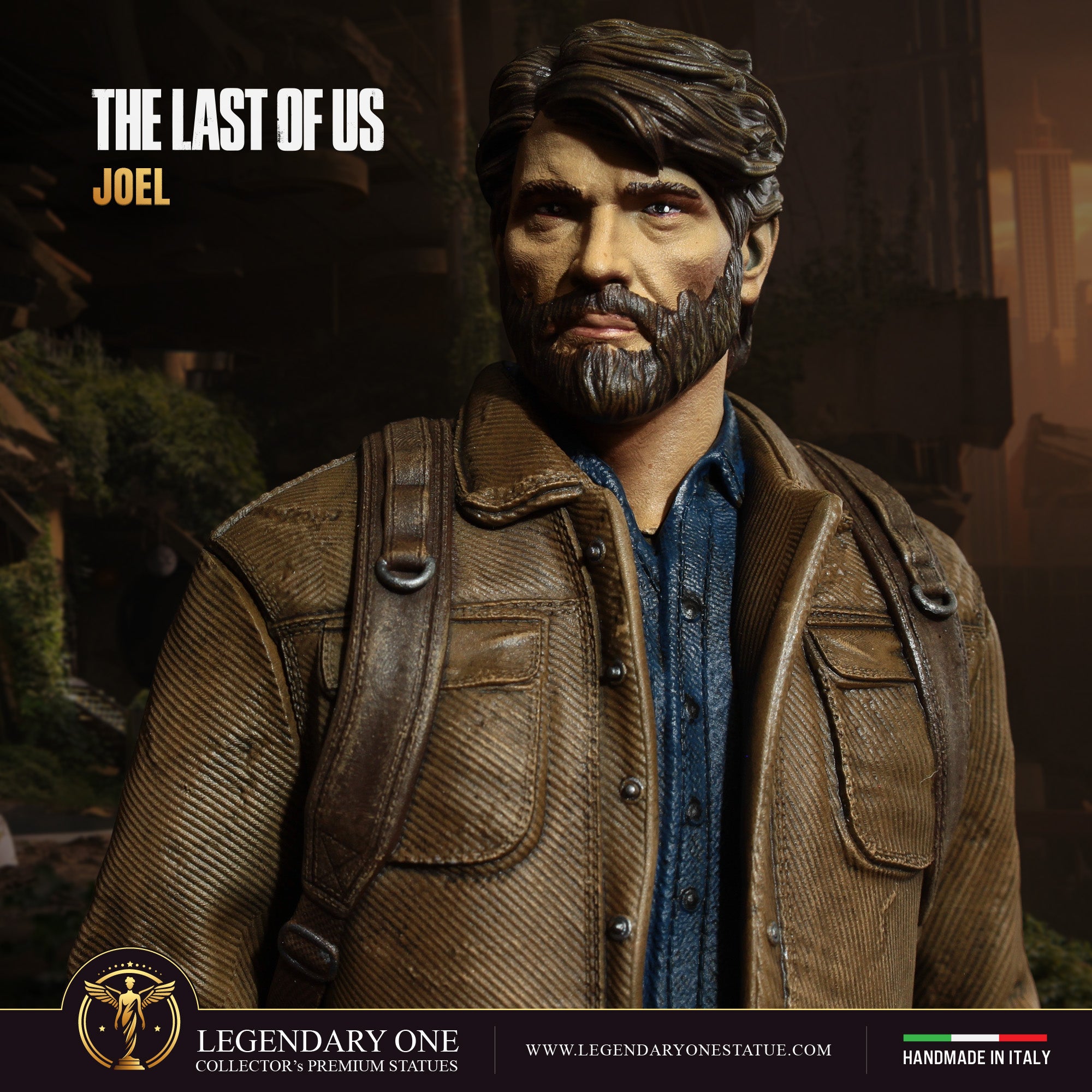 Joel Miller Statua da collezione Esclusiva - The Last of Us Figure Limited Edition - scala 1:4