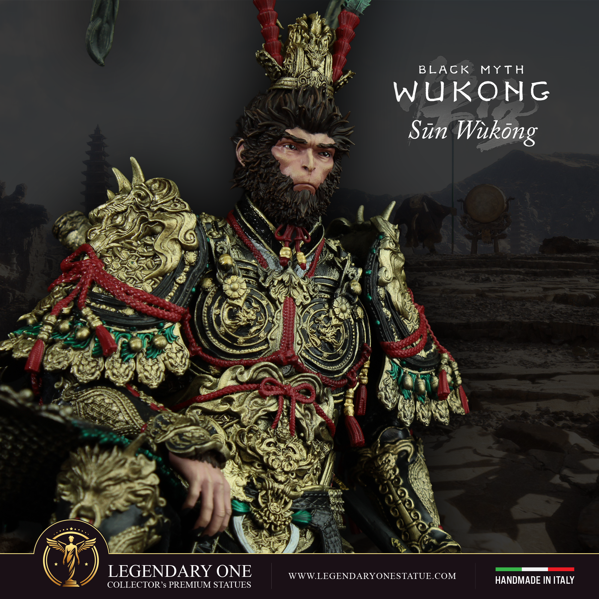 Sun Wukong Statua da collezione – Black Myth: Wukong Figure Esclusiva - scala 1:4