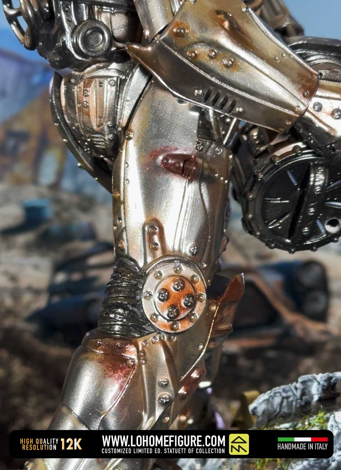 T-60 armatura atomica Statua da collezione - Fallout 4 Figure - Real Game Color - scala 1:6