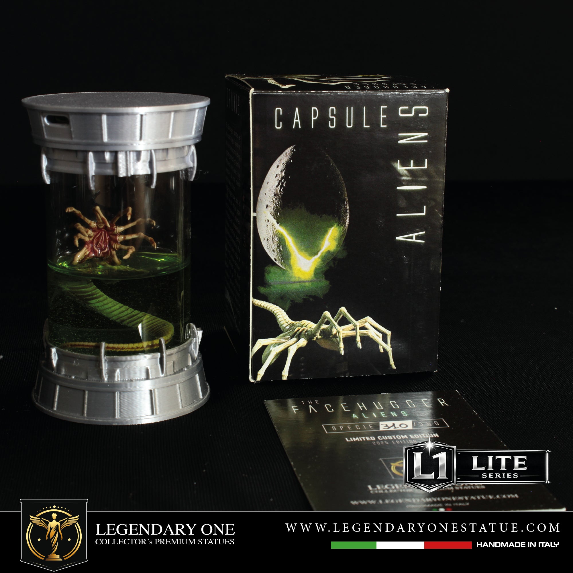 Alien FaceHugger in Capsula da collezione - Action Figure - Limited Edition