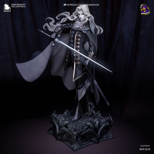 Alucard Castlevania statua da collezione IceBreaker Series