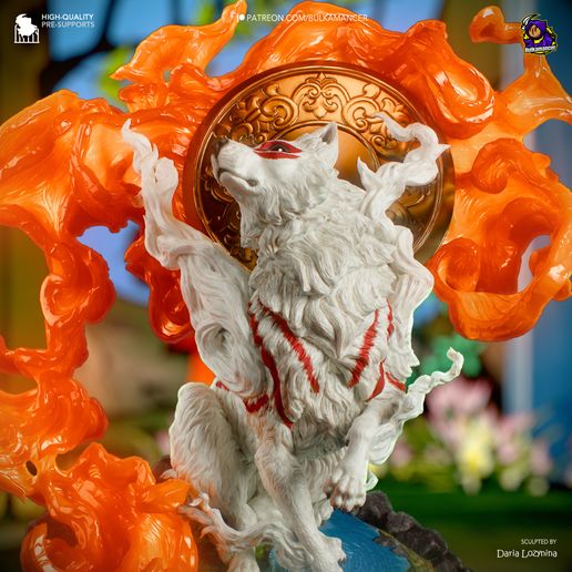 Amaterasu Okami statua da collezione IceBreaker Series