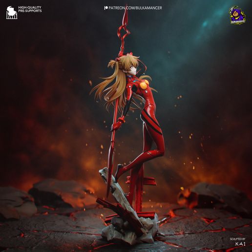 Asuka Langley Rei statua da collezione IceBreaker Series