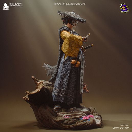 Atsu Ghost of Yotei statua da collezione IceBreaker Series
