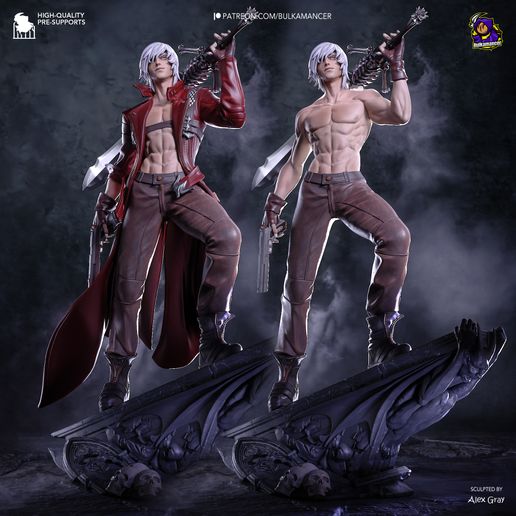 Dante Devil May Cry statua da collezione IceBreaker Series