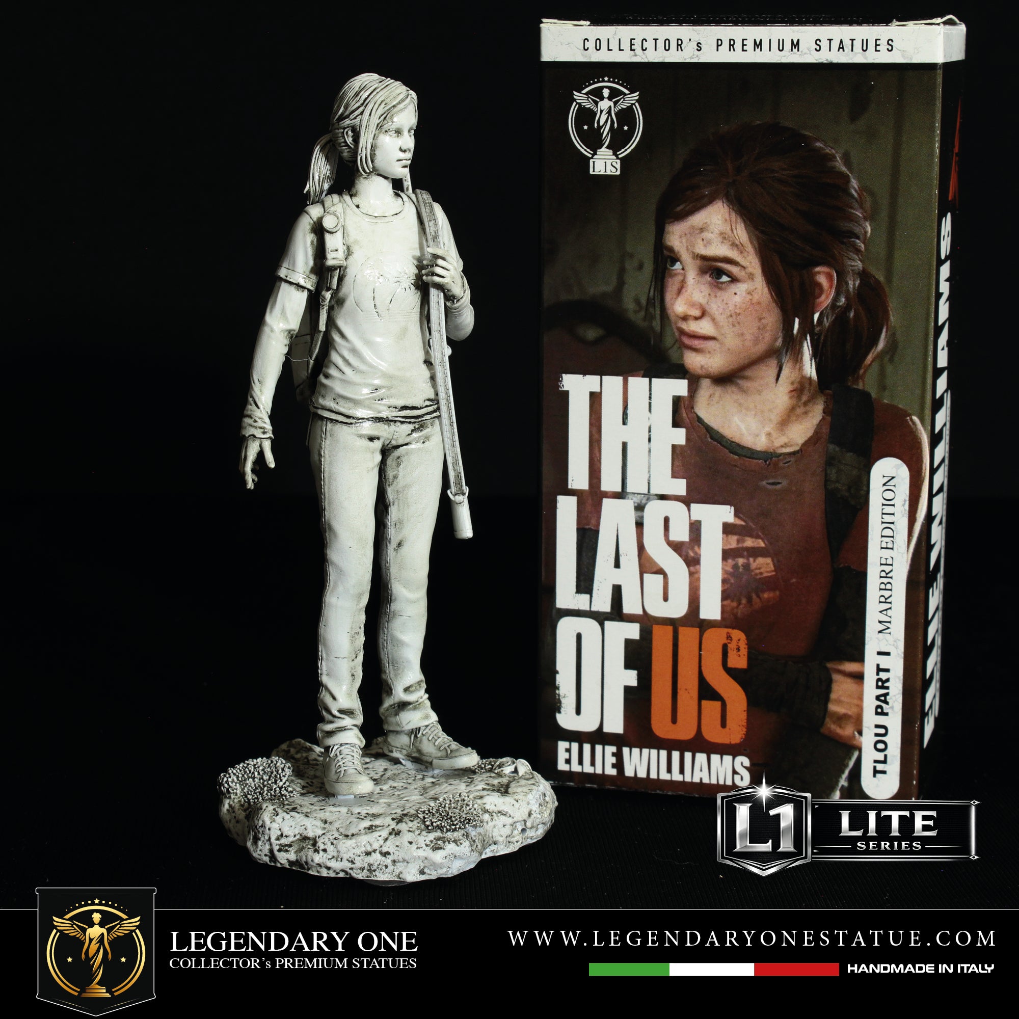 Ellie Williams Figure MARBLE EDITION – The Last of Us PART 1 Statua da Collezione