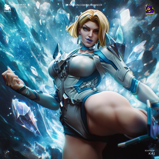 Emma Frost Marvel Rivals statua da collezione IceBreaker Series