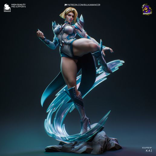 Emma Frost Marvel Rivals statua da collezione IceBreaker Series