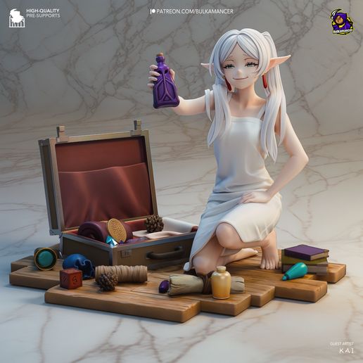 Frieren Sousou no Frieren statua da collezione IceBreaker Series