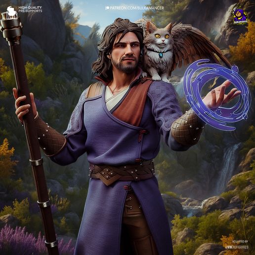 Gale Baldur's Gate 3 statua da collezione IceBreaker Series