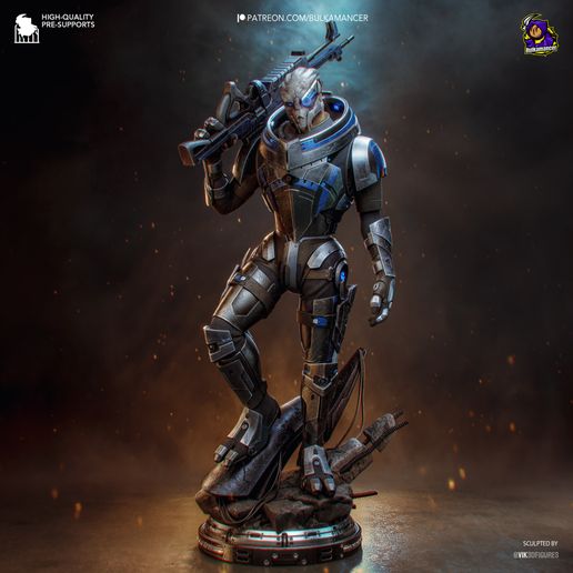 Garrus Mass Effect statua da collezione IceBreaker Series