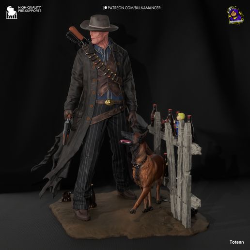 The Ghoul Fallout statua da collezione IceBreaker Series