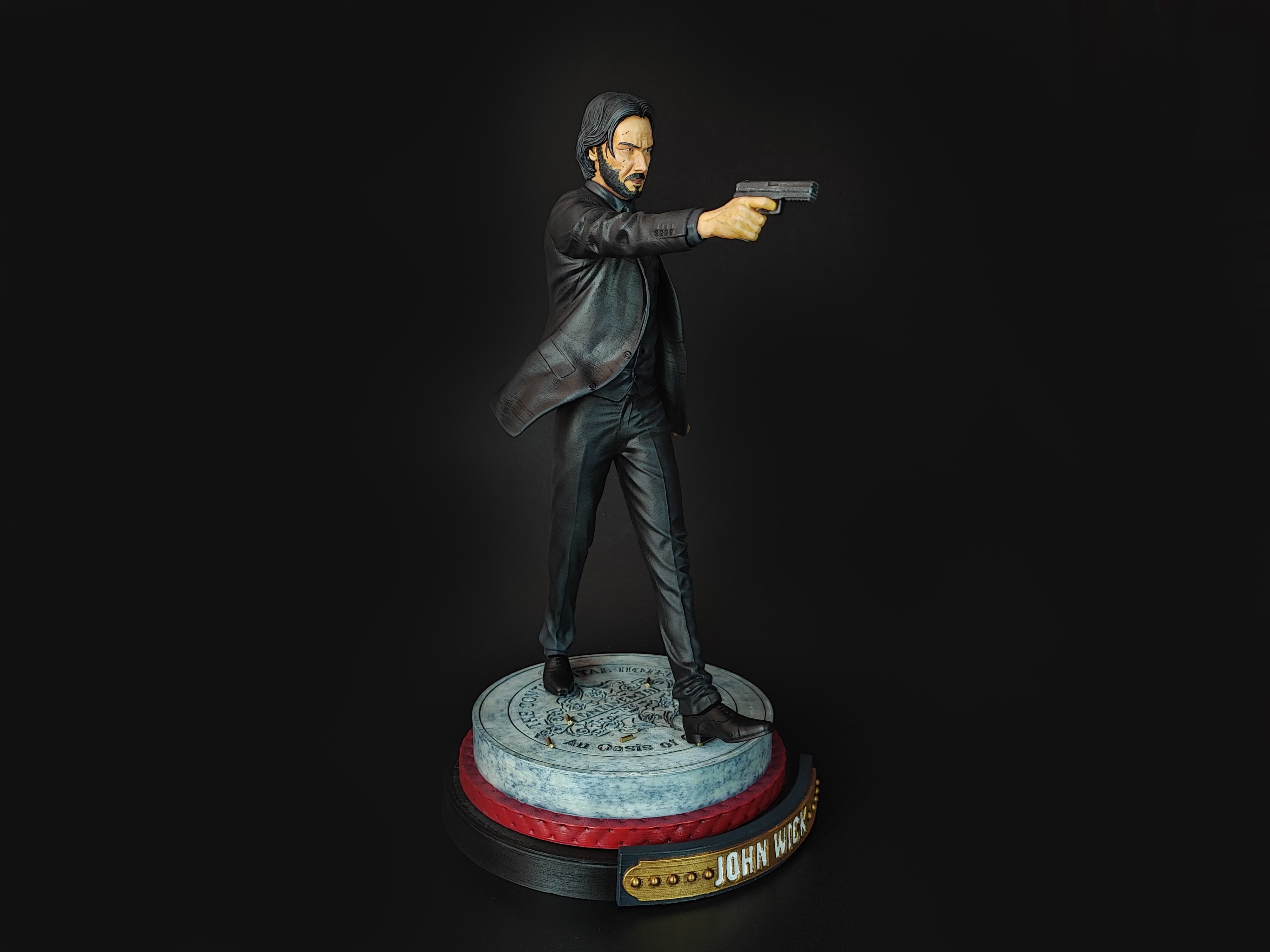 John Wick Statua da collezione - Keanu Reeves Figure Real Cinematic Color - scala 1:6
