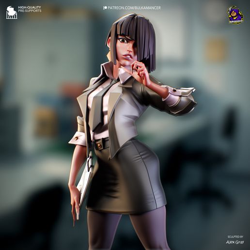 Agent Karen Unbreadable statua da collezione IceBreaker Series