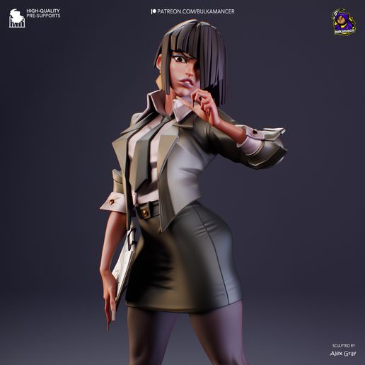 Agent Karen Unbreadable statua da collezione IceBreaker Series