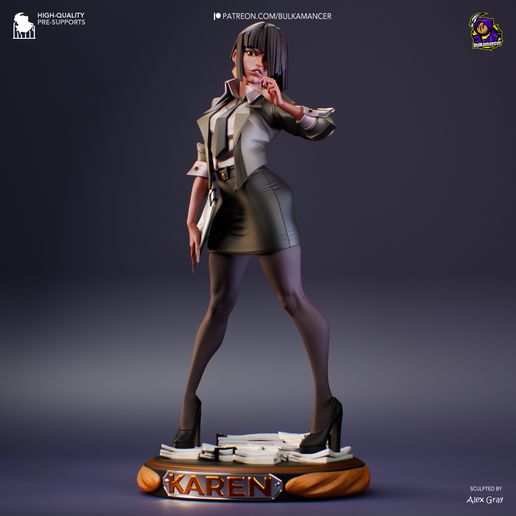 Agent Karen Unbreadable statua da collezione IceBreaker Series
