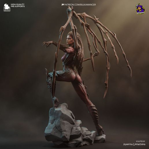 Kerrigan Sci-Fi statua da collezione IceBreaker Series