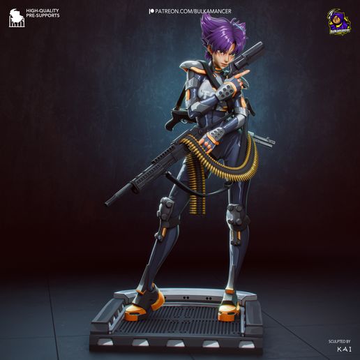 Konoko Cyberpunk: Edgerunners statua da collezione IceBreaker Series