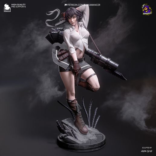 Lady Devil May Cry 3 statua da collezione IceBreaker Series