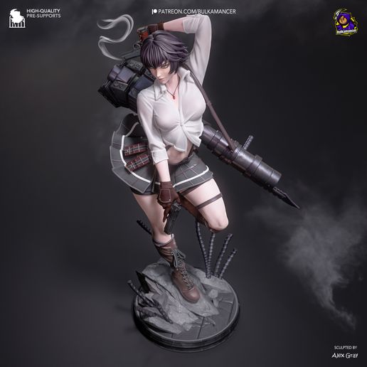 Lady Devil May Cry 3 statua da collezione IceBreaker Series
