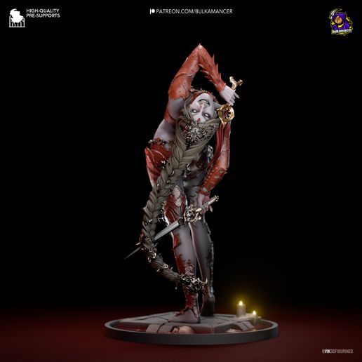 Orin the Red Baldur's Gate 3 statua da collezione IceBreaker Series
