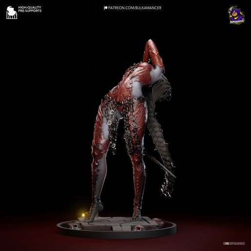 Orin the Red Baldur's Gate 3 statua da collezione IceBreaker Series