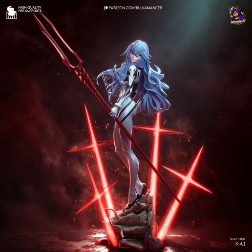 Ayanami Rei Asuka statua da collezione IceBreaker Series